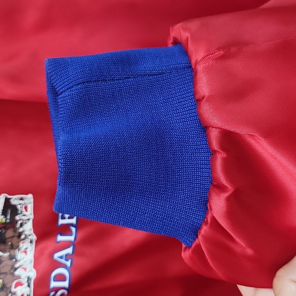 Vintage Budweiser World Famous Clydesdale Red Satin Snap Jacket - Picture 4 of 12